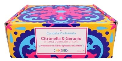 candela profumata 400gr citronella & geranio