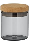 Blomus | Vorratsglas | KEEPY | Glas/Kork Smoked Grey | S | 1,3 Liter Ø12cm | luftdicht |
