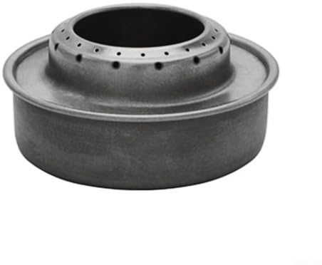 Zoegneer Réchaud à alcool compact en titane pour une cuisson rapide et stable 120 ml Capacité 85 x 38 mm