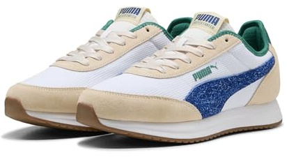 PUMA Sneakers R78 Lightwind Retro Run Unisexe 43, White Clyde Royal Canvas Blue Beige