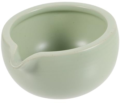DECOMELODY Bol à Matcha Pour Cérémonie Du Thé Bol à Thé Céramique Japonais Avec Bec Verseur