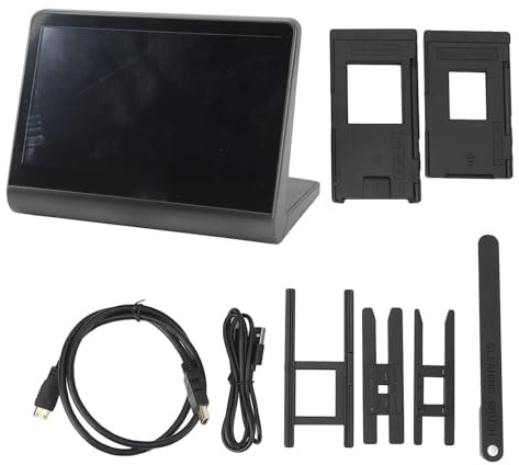 Film Scanner 48MP con Schermo HD 7 Pollici, Scanner per Pellicola 135 126KPK 110 e Super 8mm - Digitalizzazione Rapida, Memoria Interna 16G, Rullino Foto Fotografico