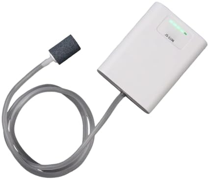 Akvarieluftpump för Fisk Tyst och stabil syretillförsel | Batteridriven Akvarieluftpump för husbil bakgård fontän bondgård utomhuspedagogik entusiaster akvariehållare hobbyister