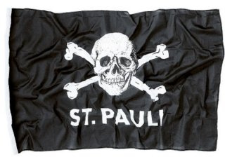 1.FC St. Pauli - Totenkopf Hiss-Fahne 1,2x2m