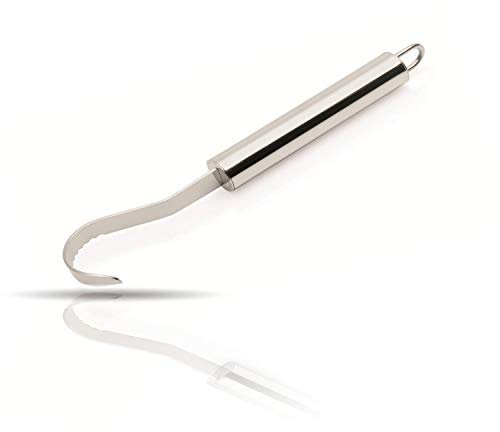 Kerafactum Butterroller Butterformer Buttermesser aus Edelstahl mit Aufhangöse 22 cm | Butter schneiden formen oder dekorieren Messer | Röllchen Roller Former | Dekormesser für Butterröllchen