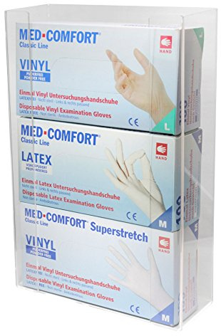 Handschuhboxenhalter Acryl 3-fach