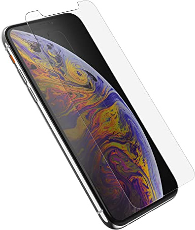OtterBox Alpha Glass Screen Protector for iPhone X iPhone Xs, Tempered Glass, x2 Scratch Protection