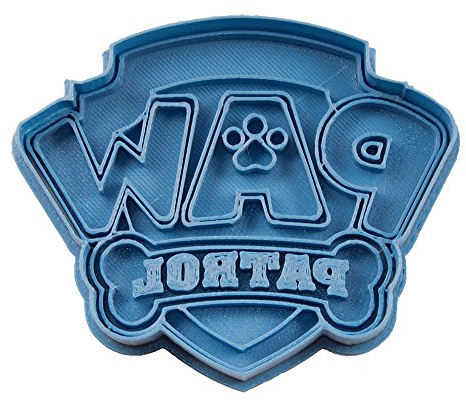 cuticuter Wappen Paw Patrol Ausstechform, Blau, 8 x 7 x 1.5 cm