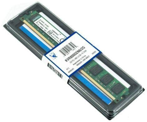 Kingston 2GO Memoria KVR800D2N6/2G DDR2PC2–6400800MHz 2RX8CL6–Ordenador de sobremesa