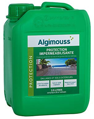 ALGIMOUSS 48105 Protection IMPERMEABILISANTE DALLAGES ET SOLS EXTERIEURS 5L