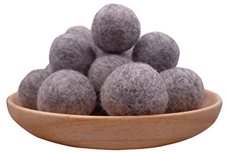 3cm 30mm Wool Felt Beads Balls Pom Pom Handmade DIY for Craft Dream Catcher Wind Chimes Baby Mobile Home Room Decor Nursery Ornaments Halloween Christmas Party Wreath Props (Off White 30mm 30pcs)