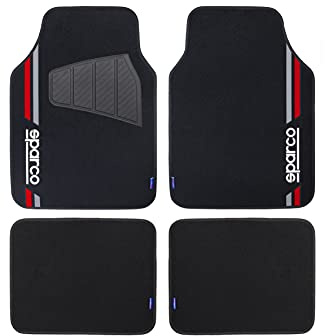 SPARCO Alfombra MOQUETA Corsa ROJA