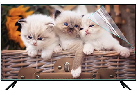 XRRX 32/43/55/65/75 Pollici Proteggi Schermo TV, Pellicola antiriflesso/Anti Luce Blu/AntiGraffio, per LCD LED 4K OLED e QLED HDTV / 32in 704x395mm