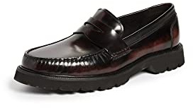 Cole Haan Mens American Classics Penny Loafer, Deep Brgndy/Black, 8.5-W US