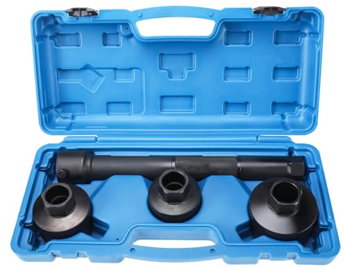 BOOMSTART 4 Pezzi Estrattore Tiranti Sterzo, 30-45mm Attrezzo Smontaggio Tiranti Sterzo Interno, Universale Estrattore Giunti Assiali Chiave Tirante Sterzo per Veicoli