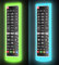 WUZUN Juego de 2 Fundas Protectoras de Silicona para LG AKB75095307 AKB75095308 AKB74915305 Control Remoto, Anti-perdida para Mando a Distancia LG Smart TV (Resplandor Azul + Resplandor Verde)