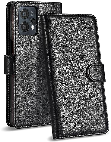 Case Collection para Funda Motorola G14 - Carcasa de Cuero con Ranuras Tarjetas [Bloqueo RFID] Antichoque [Función De Pie] Fundas para Motorola Moto G14