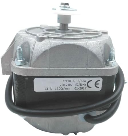 YZF18-30 Moteur de ventilateur à condensateur 73 W pour réfrigérateur congélateur Dissipation de chaleur Moteur de ventilateur de refroidissement de rechange pour évaporateur de réfrigérateur