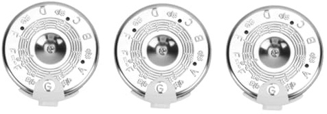 ibasenice 3 Stücke 13 Chromatische Gitarre Tuner 13 Ton Pitch Pipe Tuner Violine Bass Tuning Für Musiker