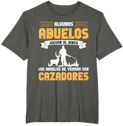 Caza Regalo Divertido para Abuelo Cazador Camiseta