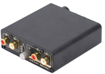 Plattenspieler-Vorverstärker, Stereo-Box, Mini-MM-MC-Phono-Stufenvorverstärker, Kopfhörerverstärker mit Kopfhörer-Ausgangsleistung für 16–200 Ω-Kopfhörer