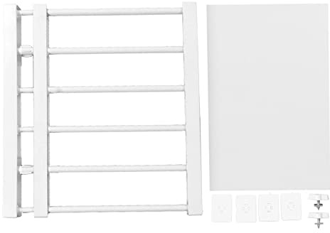 Spannregal, ausziehbar, Stangenlänge, platzsparend, Nagel-Kleiderschrank für Schrank, Kleiderschrank, 41,9 cm Breite, Regale, Organisation, kein Bohren, Trennwände, Schließfach (30-40 cm