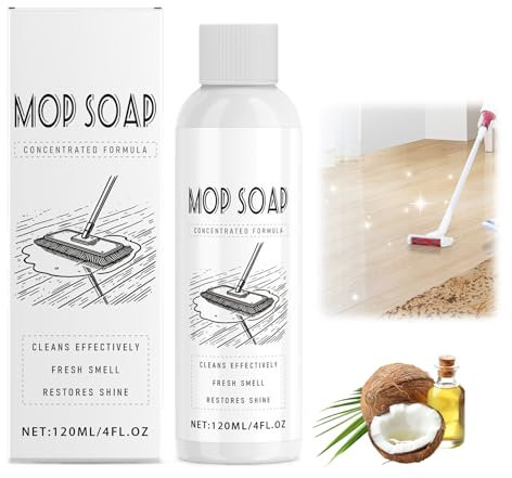 Highly Scented Mop Soap, 2025 New Floor Cleaner, Residue Free Surface Cleaners, Floor Cleaner Liquid, whit Clean Shine Technology for Laminate, Tile, Wood, Patio, Pressure Washer and More (1)