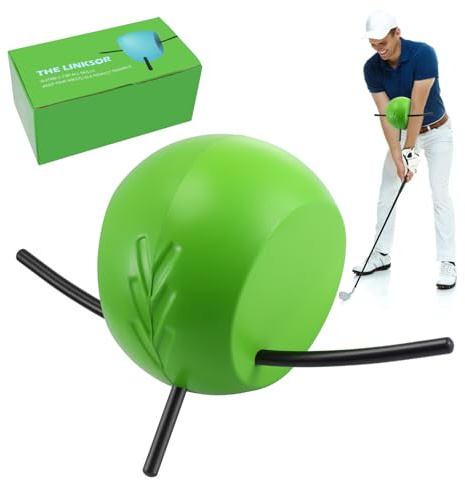 HuuppHip Golf Swing Training Aid, Golf Swing Trainer for Posture Correction Practice, Unique Alignment Rod Head Helps Train Proper Swing Mechanics, Arm Structure, Sure Set, and Alignment