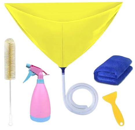 Kit di pulizia per condotti d'aria – Kit di pulizia per Mini Split – Copertura di protezione impermeabile per condizionatore d'aria da parete anti polvere e acqua per casa