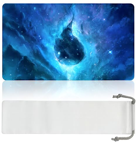 Wyrmspire Island Ethereal Mana (Bordes cosidos) - Alfombra de Juego MTG - Compatible con la Alfombra de Juego Magic The Gathering - Alfombras de Juego TCG Premium y Accesorios MTG