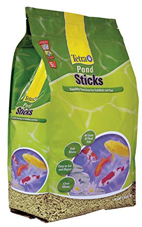 TetraPond Pond Sticks Pond Fish Food for Goldfish and Koi, Healthy Nutrition Clear Water Pond Food