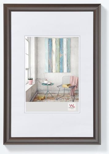 walther design Bilderrahmen stahl 50 x 70 cm Trendstyle Kunststoffrahmen KP070D