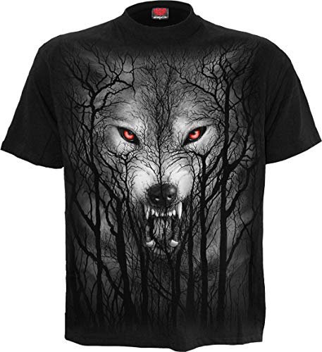 Spiral - Forest Wolf - T-Shirt Black - L