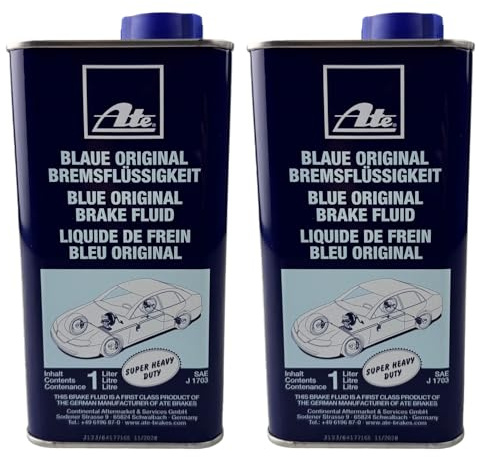 ATE 2X Original Bremsflüssigkeit Brake Fluid G DOT 3 Kanne 1L // 03.9901-5302.2