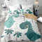 Morbuy-shop Funda Nordica Cama 90 Infantil Microfibra, 3 Piezas Juvenil Dinosaurios Juego de Funda Nordica 150x200cm Suave Transpirable y 2 x Fundas de Almohada de 50x75 cm