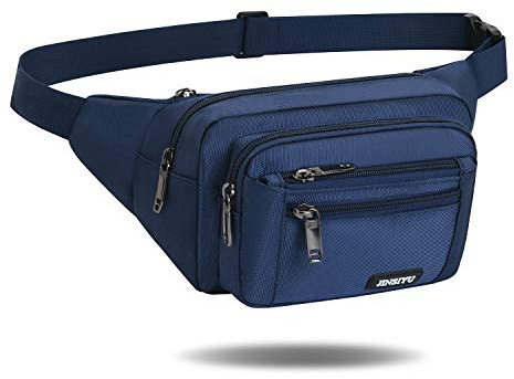 Gürteltasche Bauchtasche für Damen und Herren | wasserdichte Multifunktionale Hüfttasche mit Reißverschluss Geeignet für Reise Wanderung und Alle Outdoor-aktivitäten