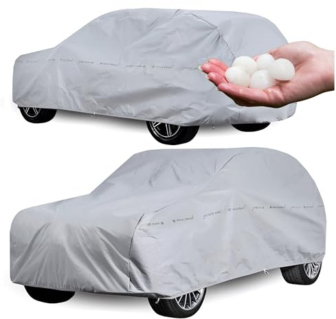 NAVA Group Copertura Grandine, Telone Protezione Carrozzeria Contro l'Inquinamento, Filtro UV, Per Tutto l'Anno, Spessore 7 mm, 480-505 cm, SUV