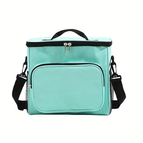 Afwerirc Lonchera reutilizable con aislamiento térmico de 7.5 L para mujeres y hombres, bolsas de mano, enfriador de hielo para adultos y picnic, correa de hombro ajustable a prueba de fugas, grande,