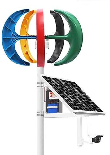 HUIZHITENGDA 100W-12000W Eje Vertical Aerogenerador 110V/ 220V Generador de energía Alternativa VAWT Pequeño Molino de Viento Energía Libre con Controlador,220v