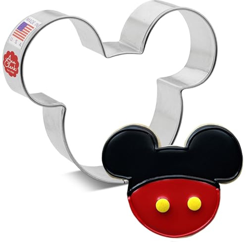 Ann Clark Mouse Head Cookie Cutter, 4 Made in USA