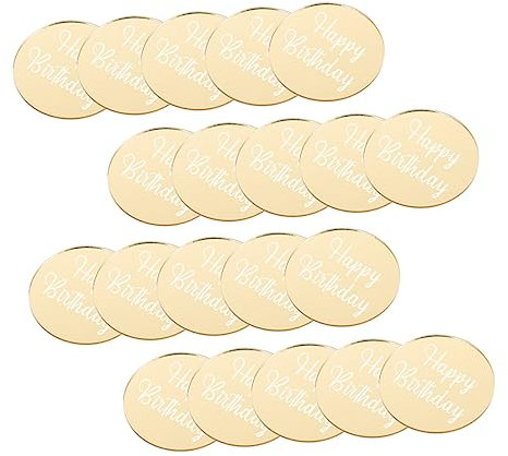 STOBAZA Thank You Cupcake Topper 20pcs Birthday Cake Decoration Ornament for Party Decorations