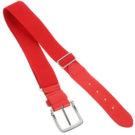 iplusmile Cintura Baseball Regolabile Cintura Sportiva Unisex in Similpelle PU per Pantaloni Softball Adatta Tipi Attività Sportiva