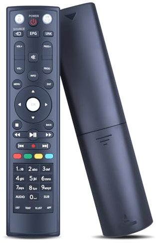 GOUYESHO Nuovo telecomando di ricambio per Digiquest Fuba Telesystem Tele System TS9015 HD, TS9016 HD, ODE715 HD, ODE716 HD