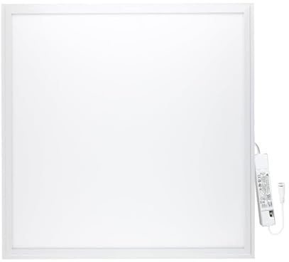 Europalamp 10 Paneles LED 60×60 cm 20W - 180 lm/W - 3600lm, 3 temperaturas (3000K/4000K/6000K), UGR < 19, instalación de techo falso - Pack pro