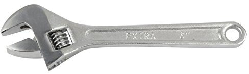 Brüder Mannesmann Rollgabelschlüssel, 6 Zoll, verchromt poliert, 1 Stück, M 120-06