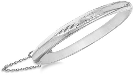 Tuscany Silver Damen Armreif Sterling Silber Graviert