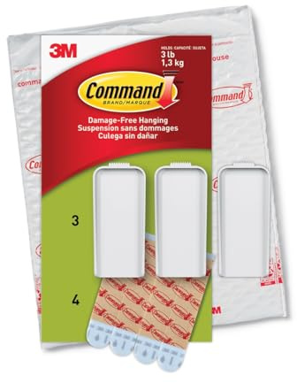 Command Large Canvas Hangers, 3 Canvas Hangers and 4 Command Strips, Damage-Free Hanging Sawtooth Frames, No Tools Wall Hooks for Home Decor, Holds up to 3 lb 18x24 Canvas