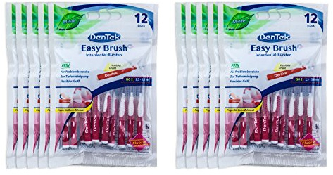 10x DenTek Easy Brush 2.3mm - 3.8mm Fein ISO: 2