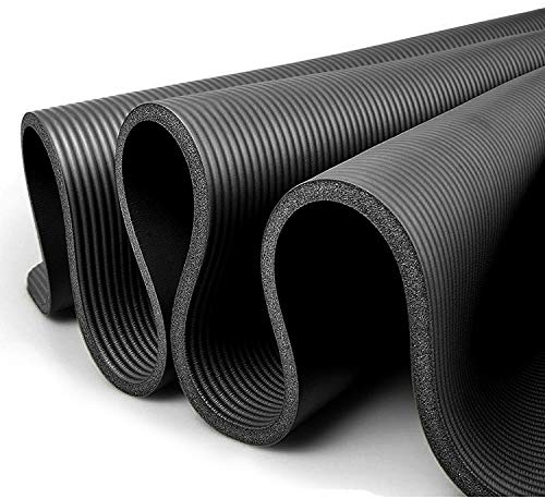 XXL, yogamatta, pilatesmatta, gymnastikmatta, fitnessmatta, fitnessmatta, bärrem med ftalatfri, SGS certifierad NBR butadien-akrylnitrilgummi, 200 x 100 x 1,5 cm