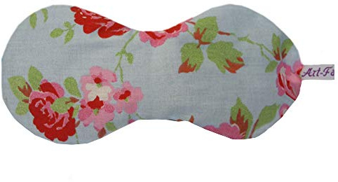 Art-Fabric Augenkissen RosaliVichy blue I handgemacht I I reine Baumwolle I Handmade in Germany I Bio Füllung